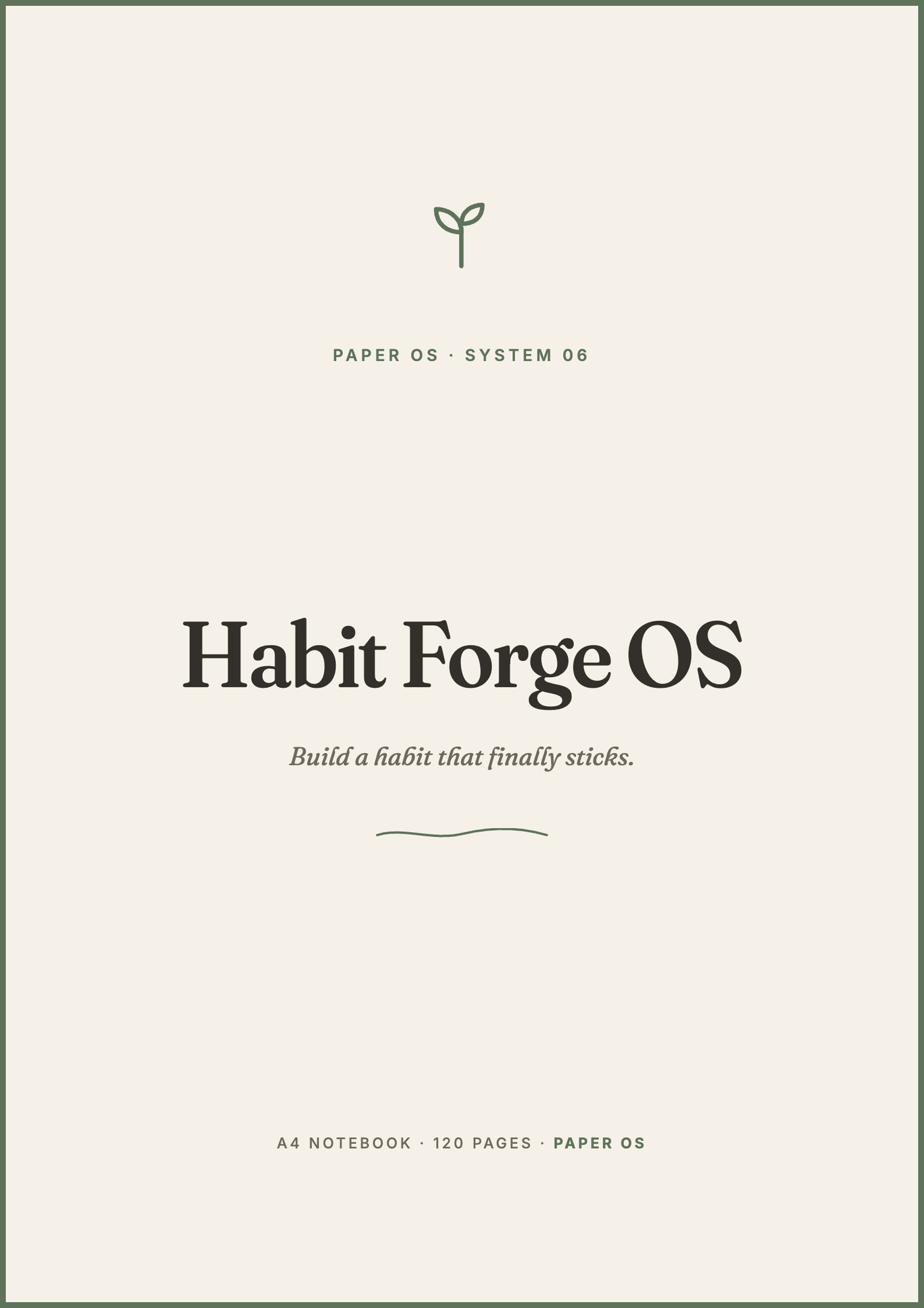 Habit Forge OS cover
