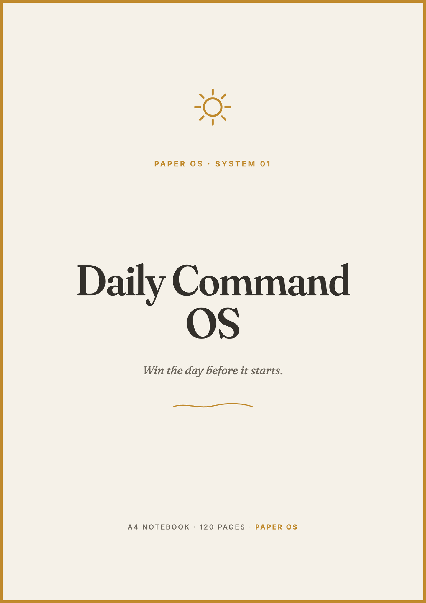 Daily Command OS cover