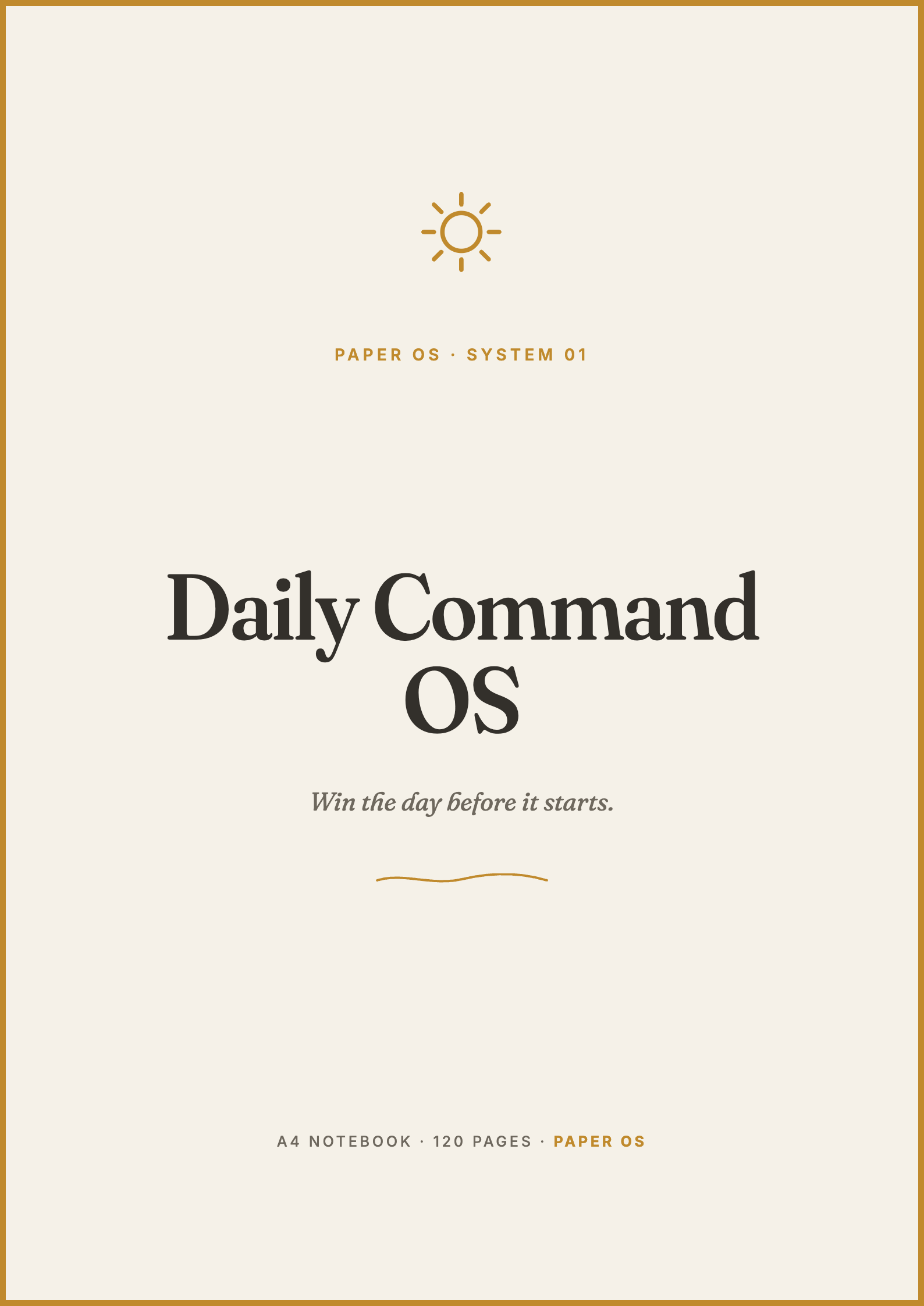 Daily Command OS cover