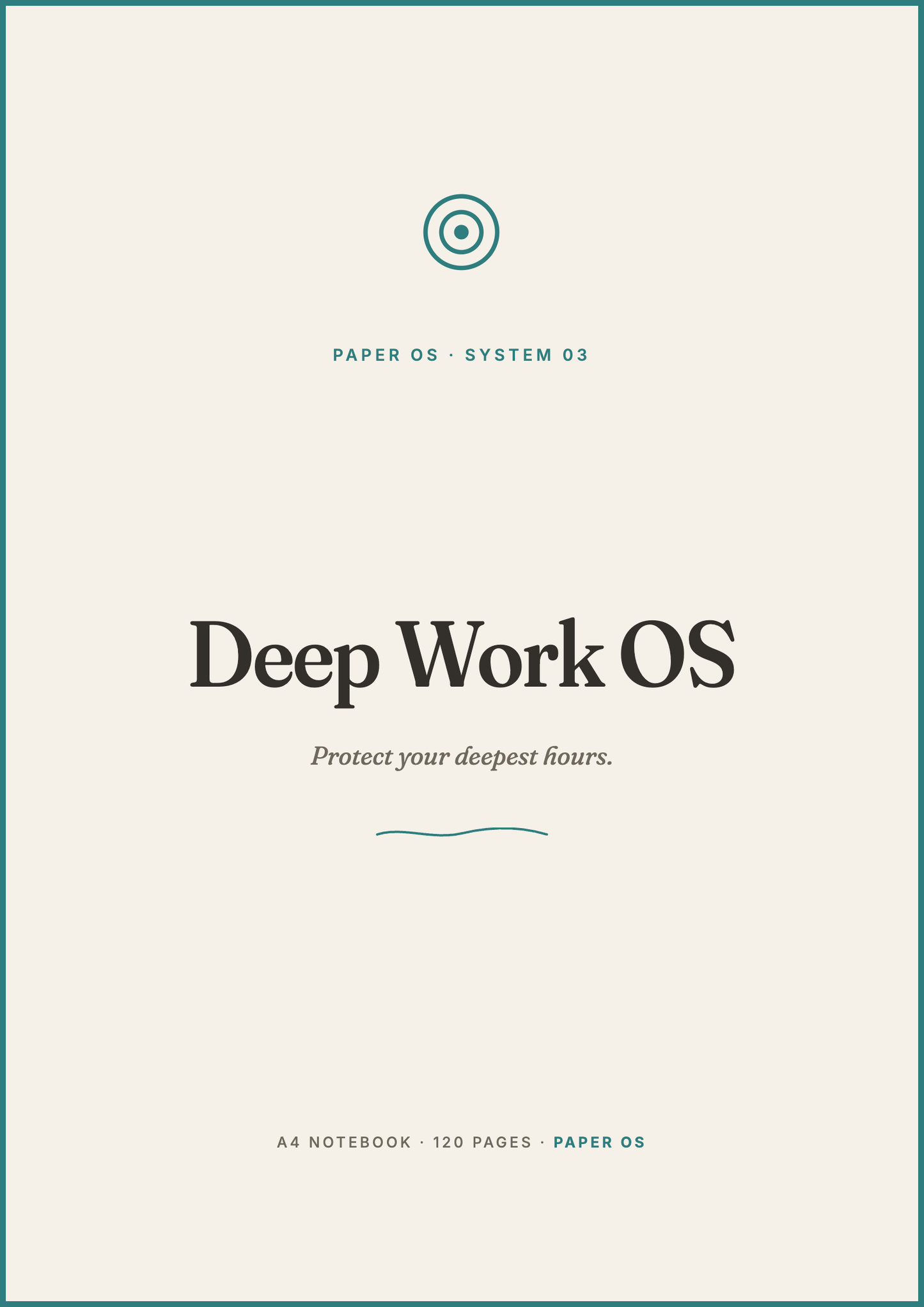 Deep Work OS cover
