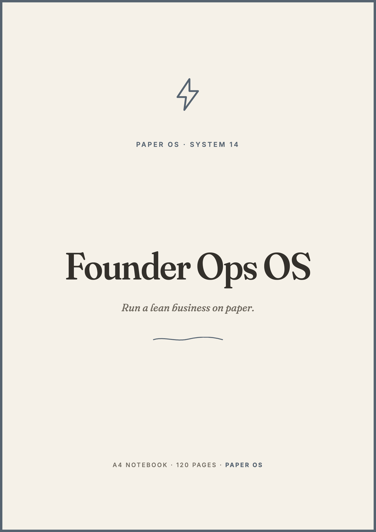 Founder Ops OS cover