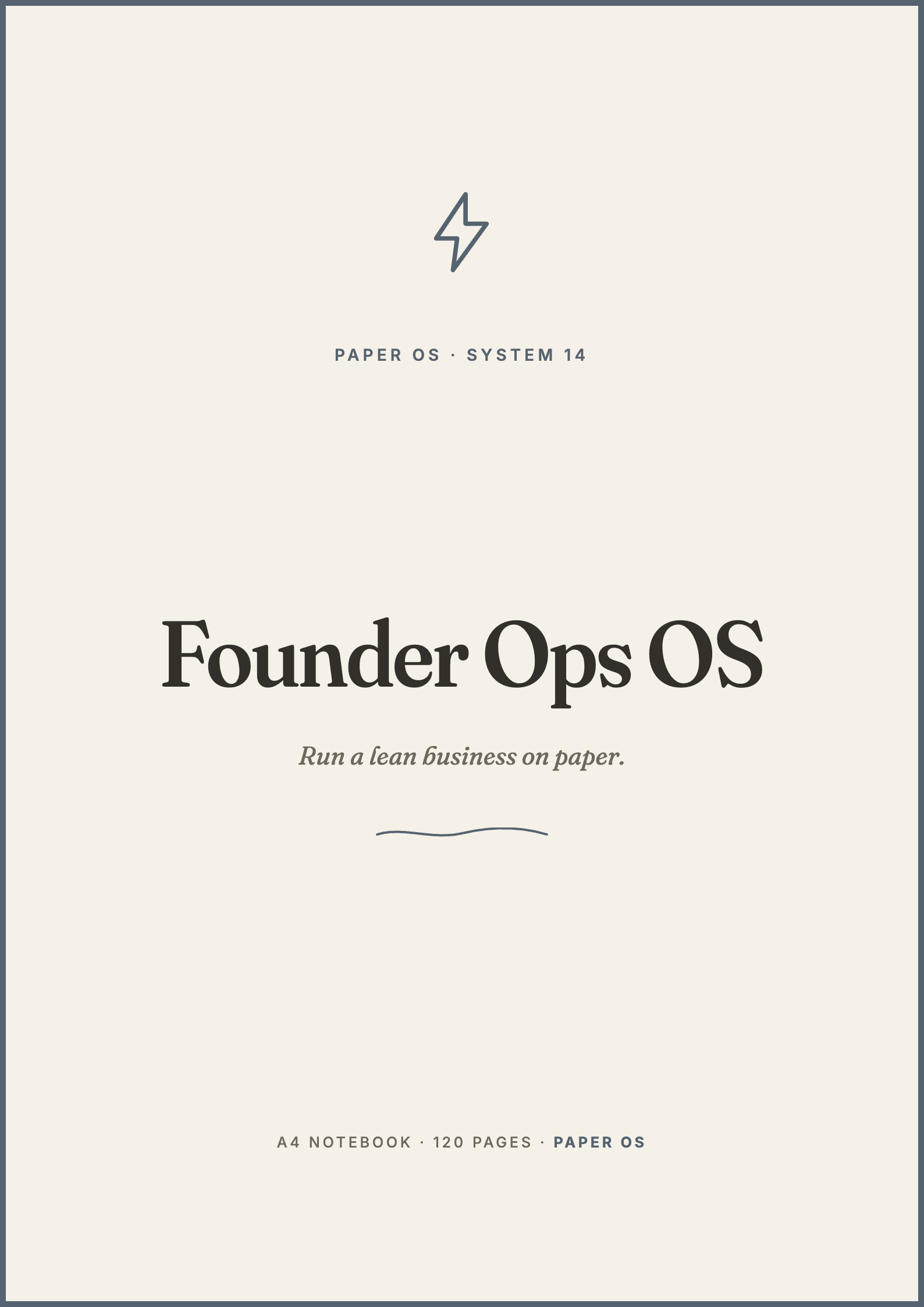 Founder Ops OS cover