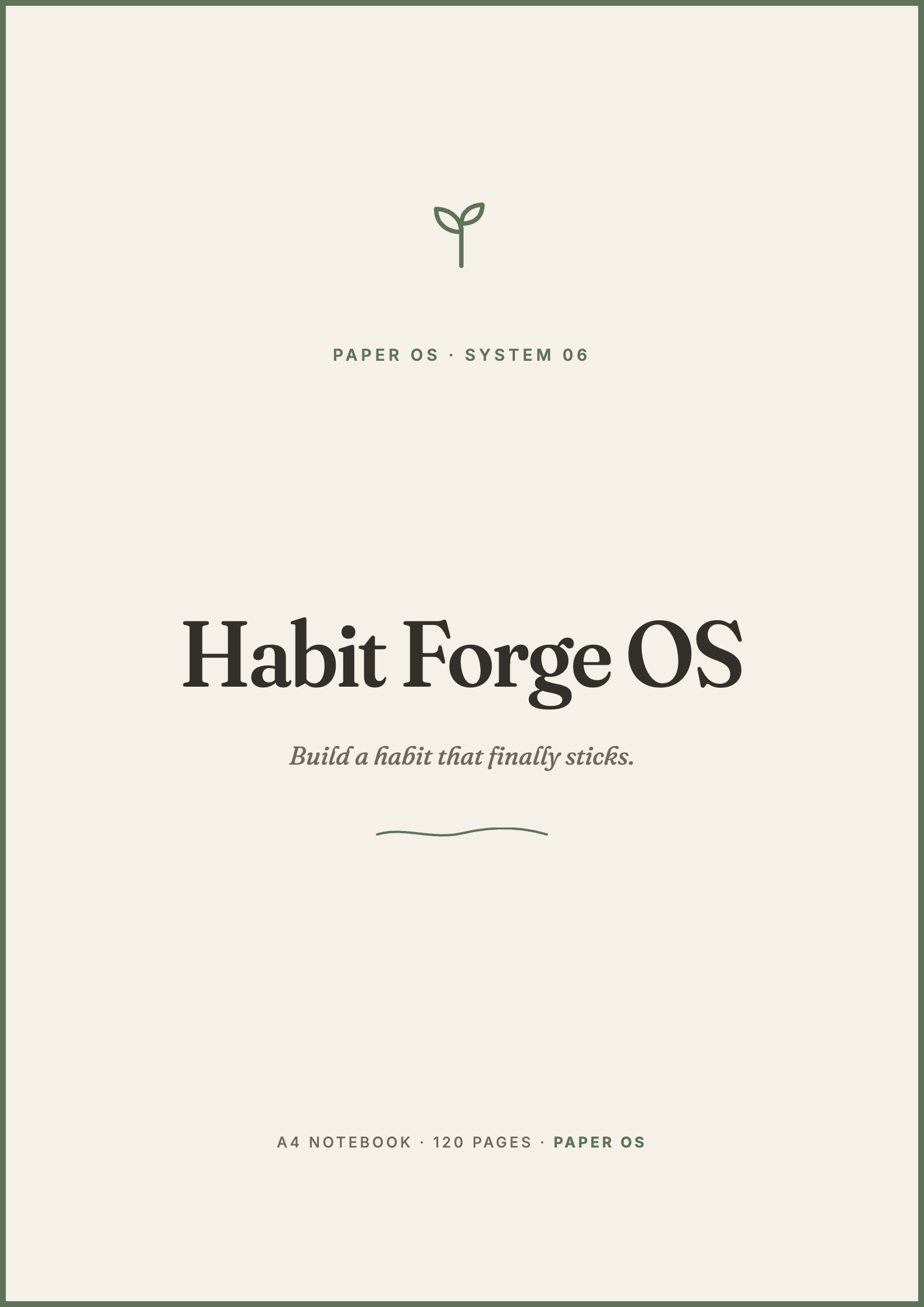 Habit Forge OS cover